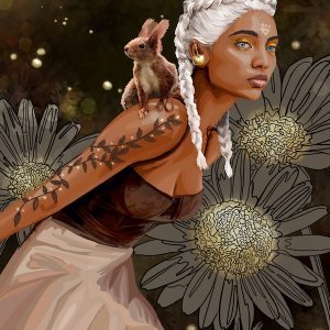 Digital Art - Her ancestor powers - Sara Baptista