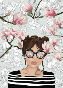 Dreaming Magnolias Art