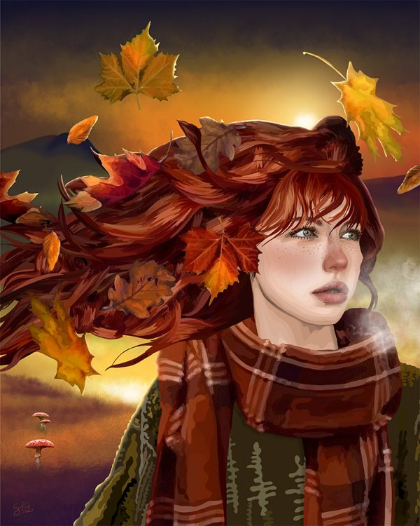 Digital Art- Autumnal Cold- Sara Baptista